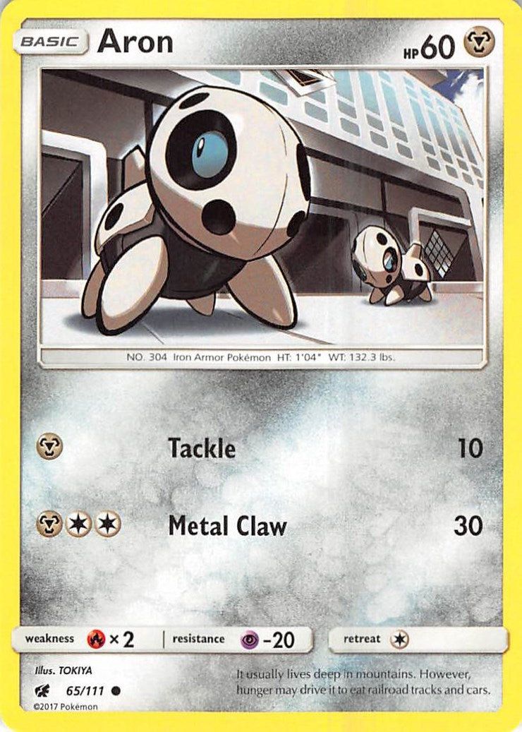 Image for Aron (65/111) (SM - Crimson Invasion) (SM04) - Pokemon