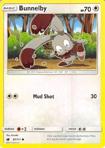 Image for Bunnelby (87/111) (SM - Crimson Invasion) - Pokemon