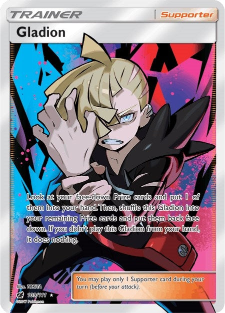 Gladion (Full Art) (109/111) (SM - Crimson Invasion) (SM04) Pokemon