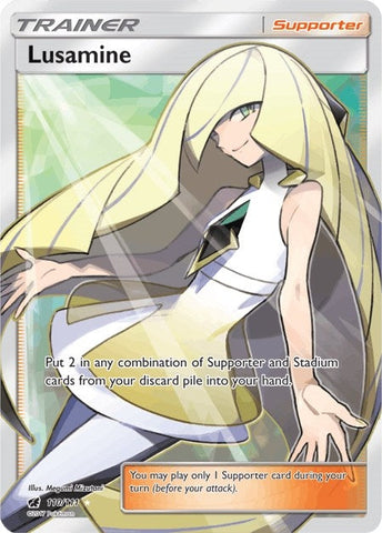 Lusamine (Full Art) (110/111) (SM - Crimson Invasion) (SM04) Pokemon