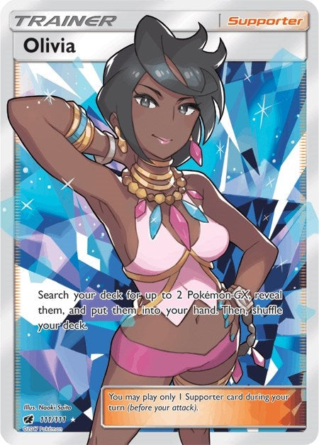 Olivia (Full Art) (111/111) (SM - Crimson Invasion) (SM04) Pokemon