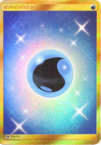 Water Energy (Secret) (124/111) (SM - Crimson Invasion) (SM04) Pokemon