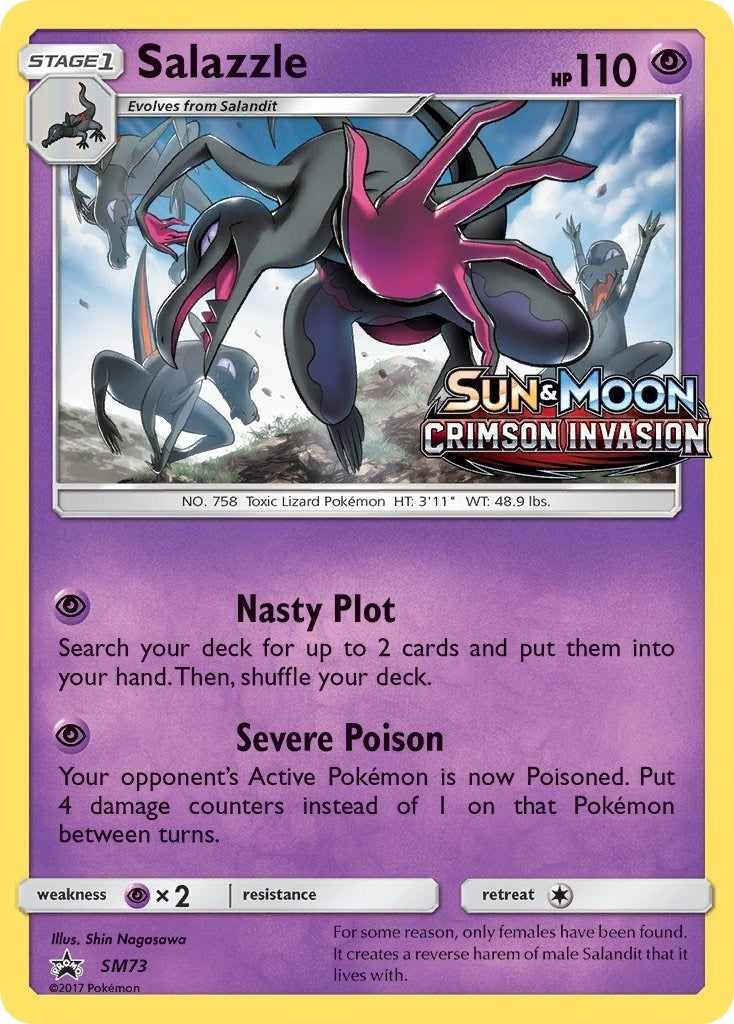 Image for Salazzle - SM73 (Prerelease) (SM73) (SM Promos) (SMP) - Pokemon