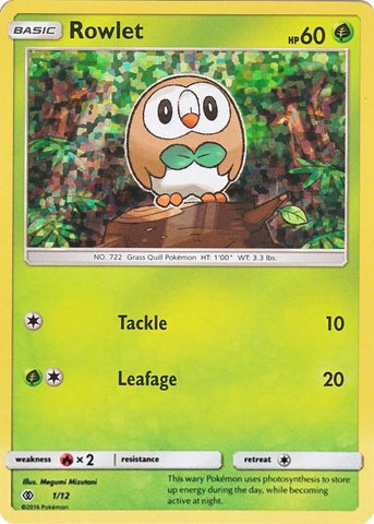 Image for Rowlet (001/012) (McDonald's Promos 2017) - Pokemon