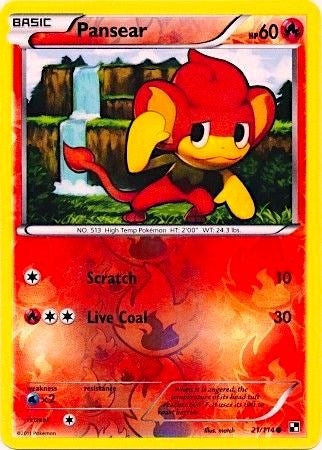 Image for Pansear - 21/114 (Energy Holo) (021/114) (Miscellaneous Cards & Products) (MCAP) - Pokemon
