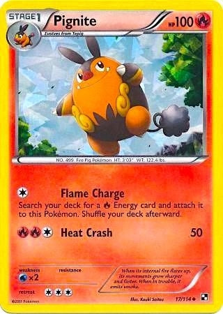 Image for Pignite - 17/114 (Cracked Ice Holo) (017/114) (Miscellaneous Cards & Products) (MCAP) - Pokemon