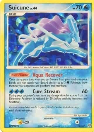 Image for Suicune - 19/132 (Cracked Ice Holo) (019/132) (Miscellaneous Cards & Products) (MCAP) - Pokemon
