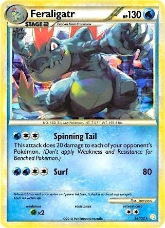 Image for Feraligatr - 20/123 (Cracked Ice Holo) (020/123) - Pokemon