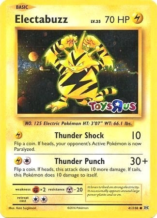 Image for Electabuzz - 41/108 (Toys R Us Promo) (041/108) (Miscellaneous Cards & Products) (MCAP) - Pokemon