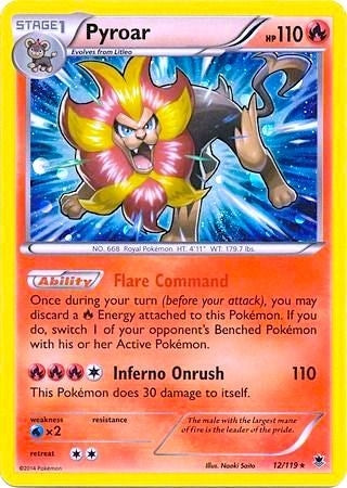 Image for Pyroar - 12/119 (Cosmos Holo) (012/119) - Pokemon