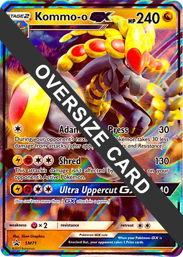 Image for Kommo-o GX - SM71 (SM Black Star Promo) (SM71) (Jumbo Cards) (PR) - Pokemon