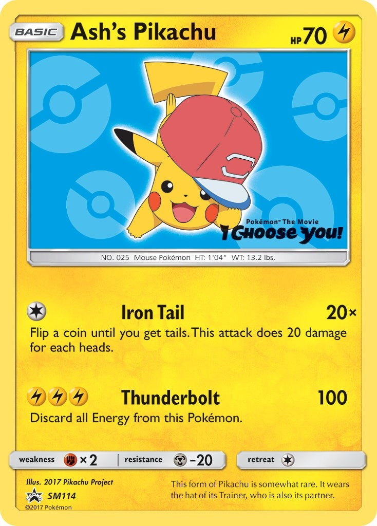 Image for Ash's Pikachu - SM114 (SM114) (SM Promos) (SMP) - Pokemon