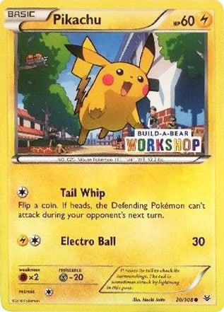 Image for Pikachu - 20/108 (Build-A-Bear Workshop Exclusive) (020/108) (Miscellaneous Cards & Products) (MCAP) - Pokemon