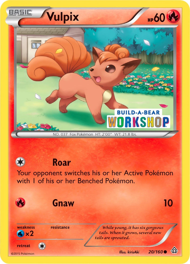 Image for Vulpix - 20/160 (Build-A-Bear Workshop Exclusive) (020/160) (Miscellaneous Cards & Products) (MCAP) - Pokemon