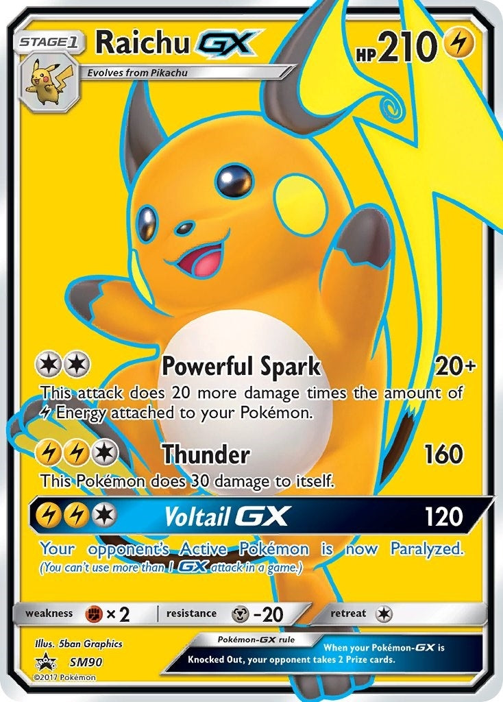 Image for Raichu GX - SM90 (SM90) (SM Promos) (SMP) - Pokemon