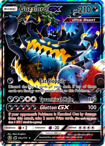 Image for Guzzlord GX - 63a/111 (063a/111) (Alternate Art Promos) - Pokemon