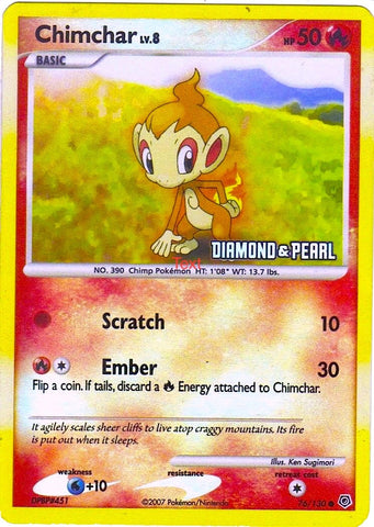 Image for Chimchar - 76/130 [Diamond & Pearl] (076/130) - Pokemon