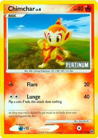 Image for Chimchar - 56/100 [Platinum] (056/100) - Pokemon