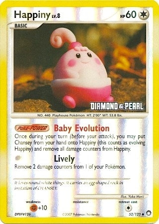 Image for Happiny - 52/123 [Diamond & Pearl] (052/123) - Pokemon