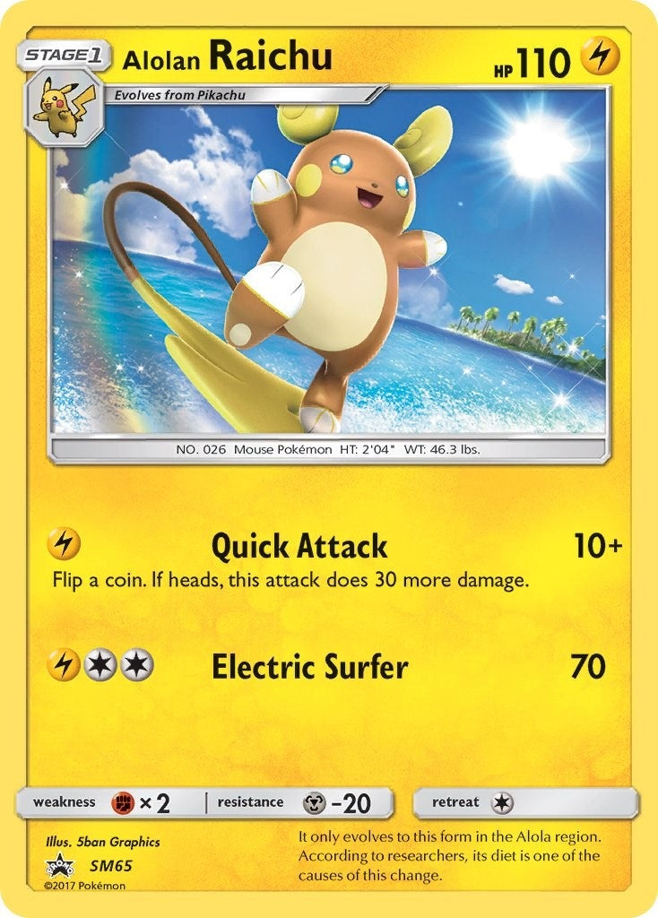 Image for Alolan Raichu - SM65 (SM65) (SM Promos) (SMP) - Pokemon