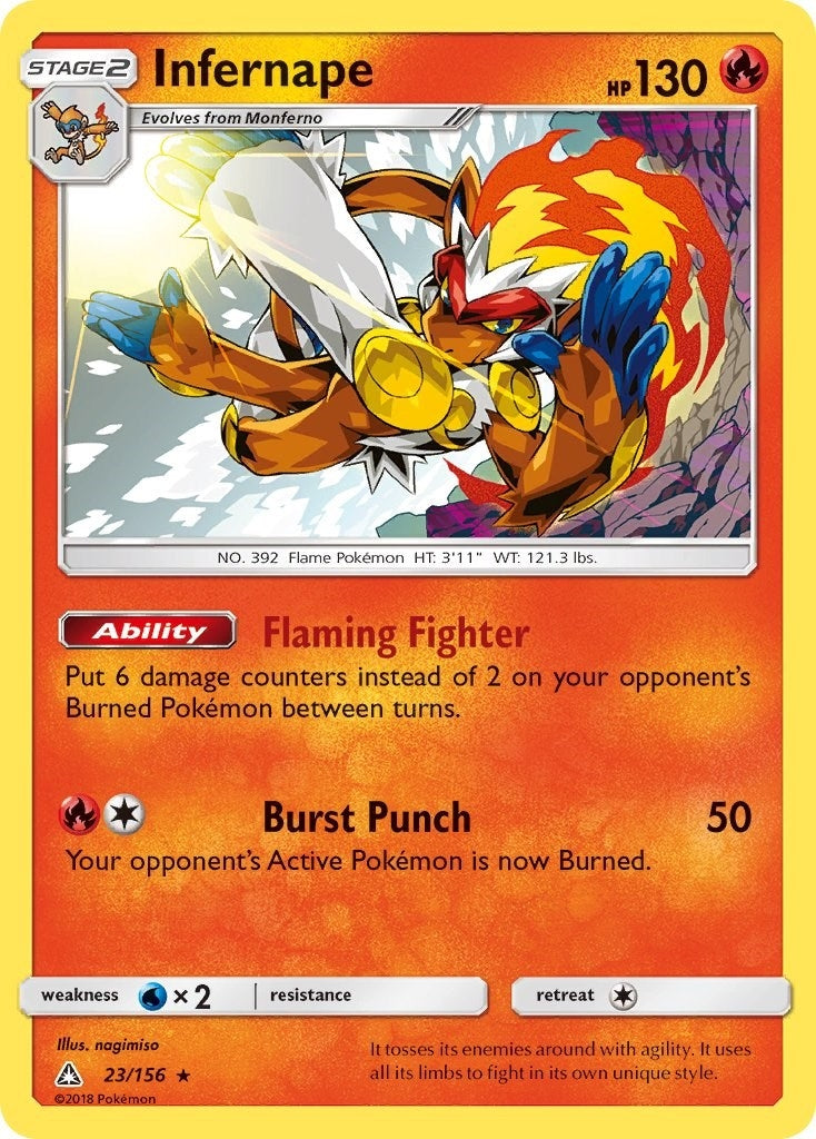 Image for Infernape (23/156) (SM - Ultra Prism) (SM05) - Pokemon