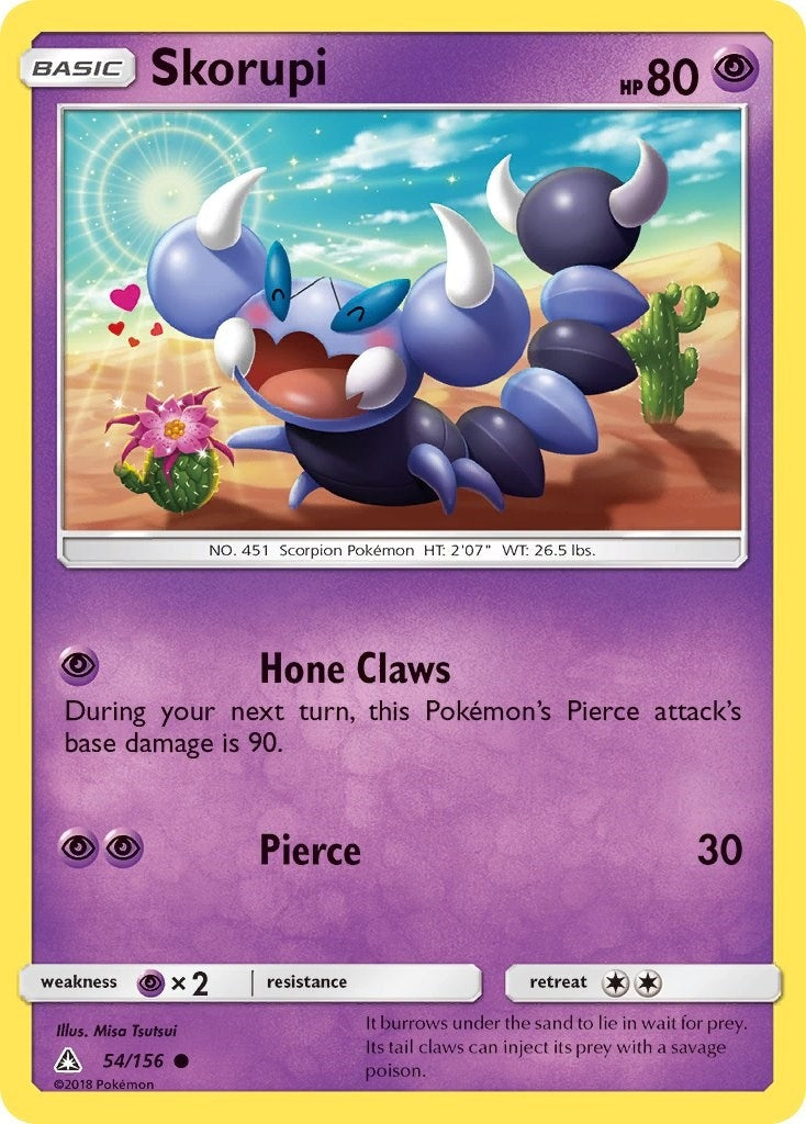 Image for Skorupi (54/156) (SM - Ultra Prism) (SM05) - Pokemon