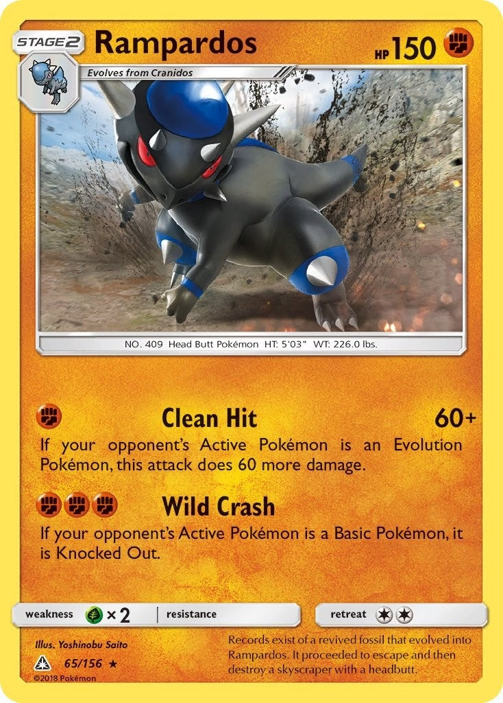 Image for Rampardos (65/156) (SM - Ultra Prism) (SM05) - Pokemon