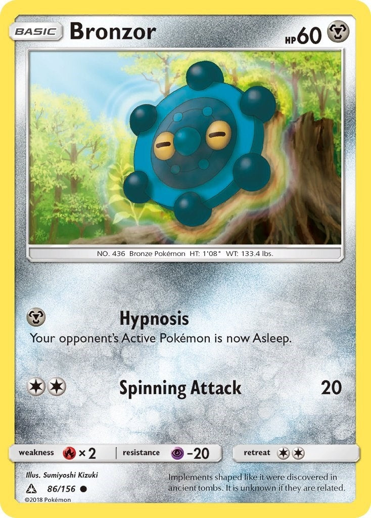 Image for Bronzor (86/156) (SM - Ultra Prism) (SM05) - Pokemon
