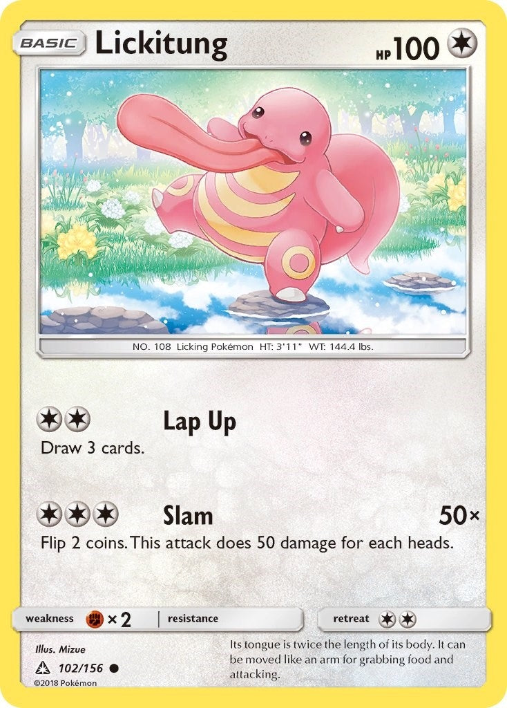 Image for Lickitung (102/156) (SM - Ultra Prism) (SM05) - Pokemon