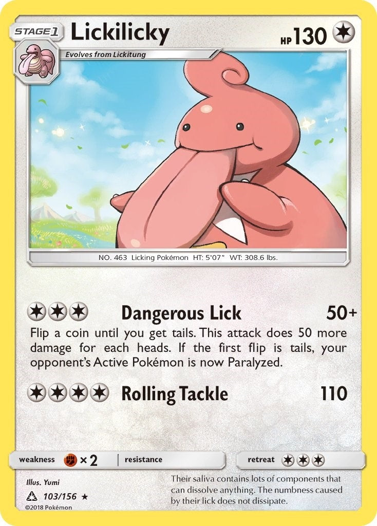 Image for Lickilicky (103/156) (SM - Ultra Prism) (SM05) - Pokemon