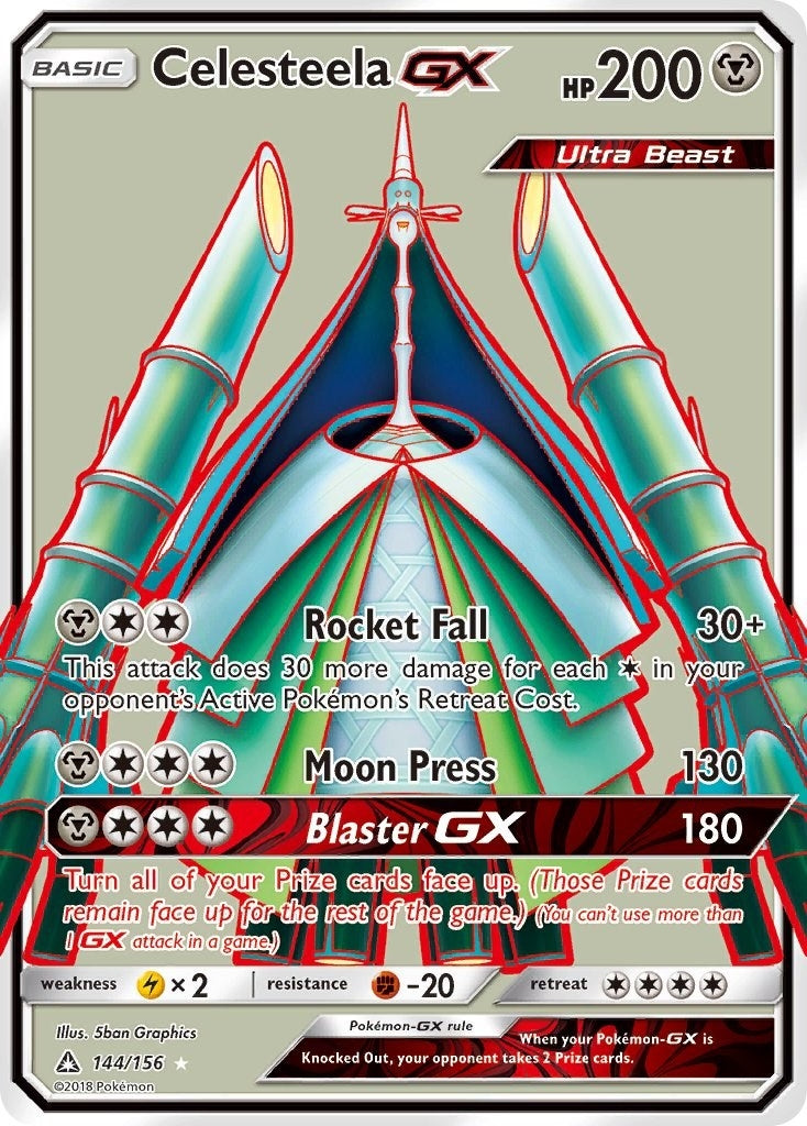 Image for Celesteela GX (Full Art) (144/156) (SM - Ultra Prism) (SM05) - Pokemon