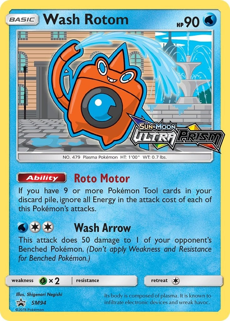 Image for Wash Rotom - SM94 (Prerelease) (SM94) (SM Promos) (SMP) - Pokemon