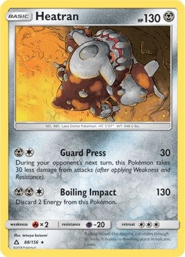 Image for Heatran - 88/156 (Prerelease Kit Exclusive) (088/156) - Pokemon