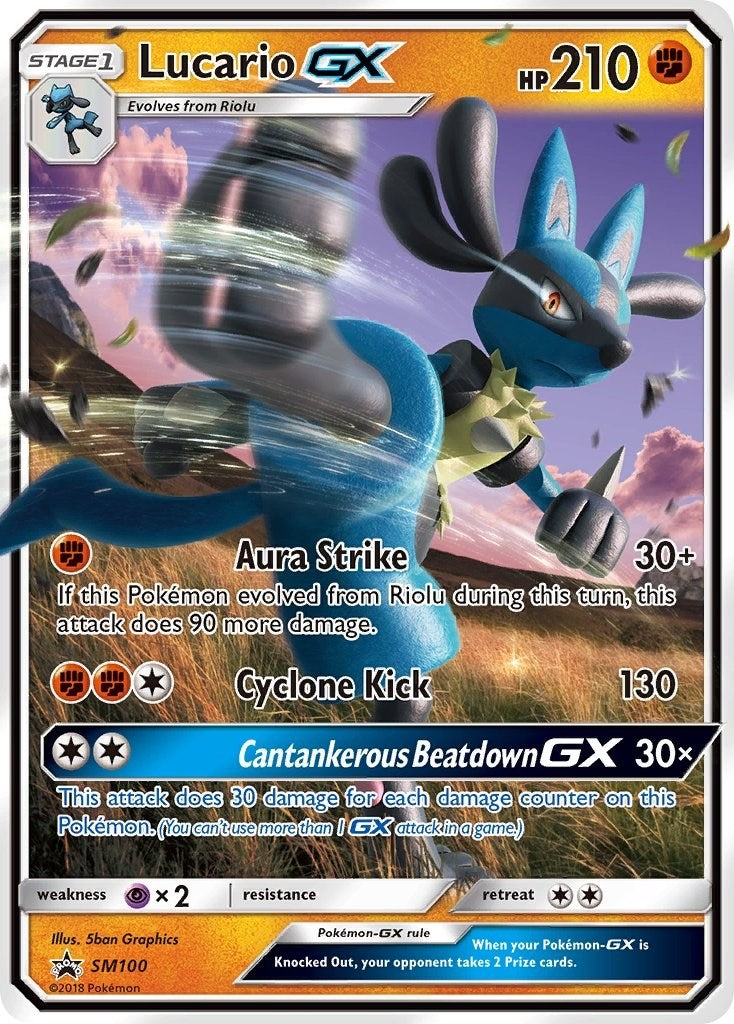 Image for Lucario GX - SM100 (SM100) (SM Promos) (SMP) - Pokemon