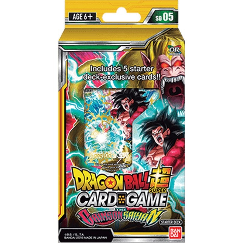 Image for Starter Deck 05: Crimson Saiyan (Yellow) - Dragon Ball Super: Masters