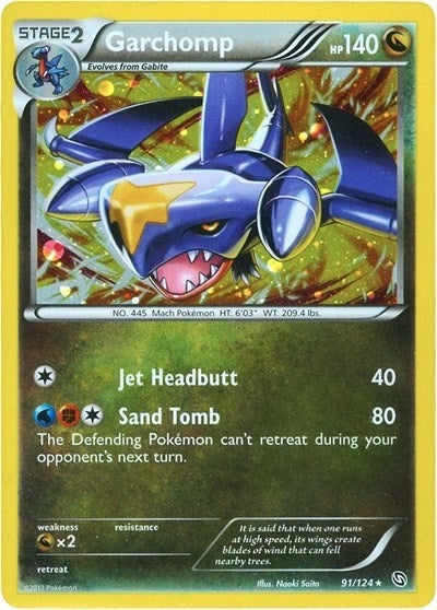 Image for Garchomp - 91/124 (Cosmos Holo) (091/124) - Pokemon