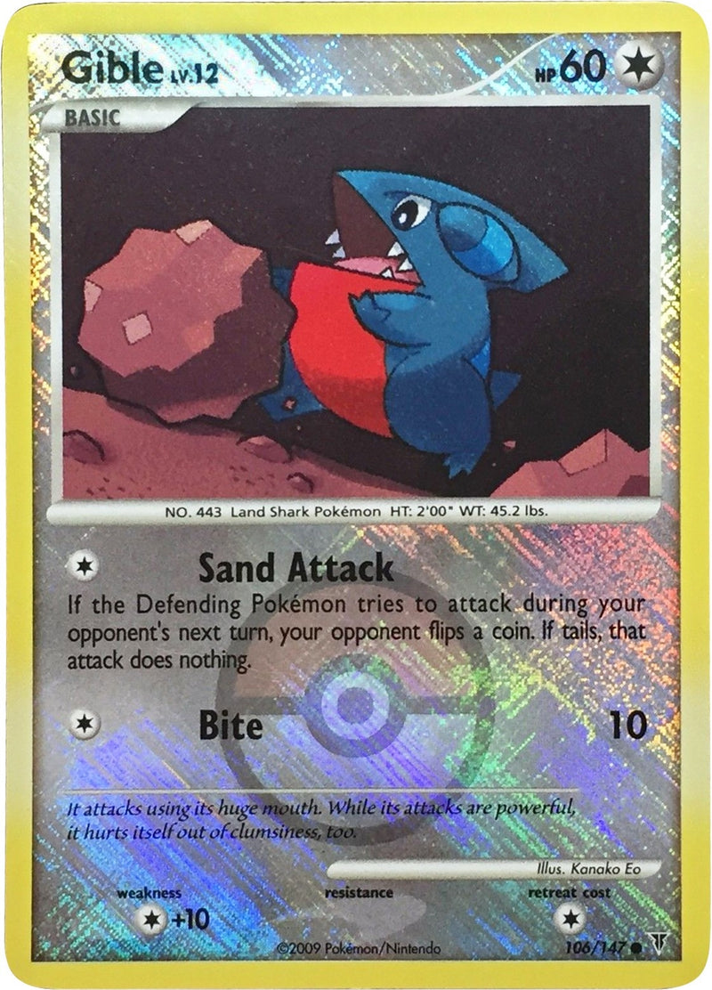 Image for Gible - 106/147 (Championship Promo) (106/147) (League & Championship Cards) (PR) - Pokemon