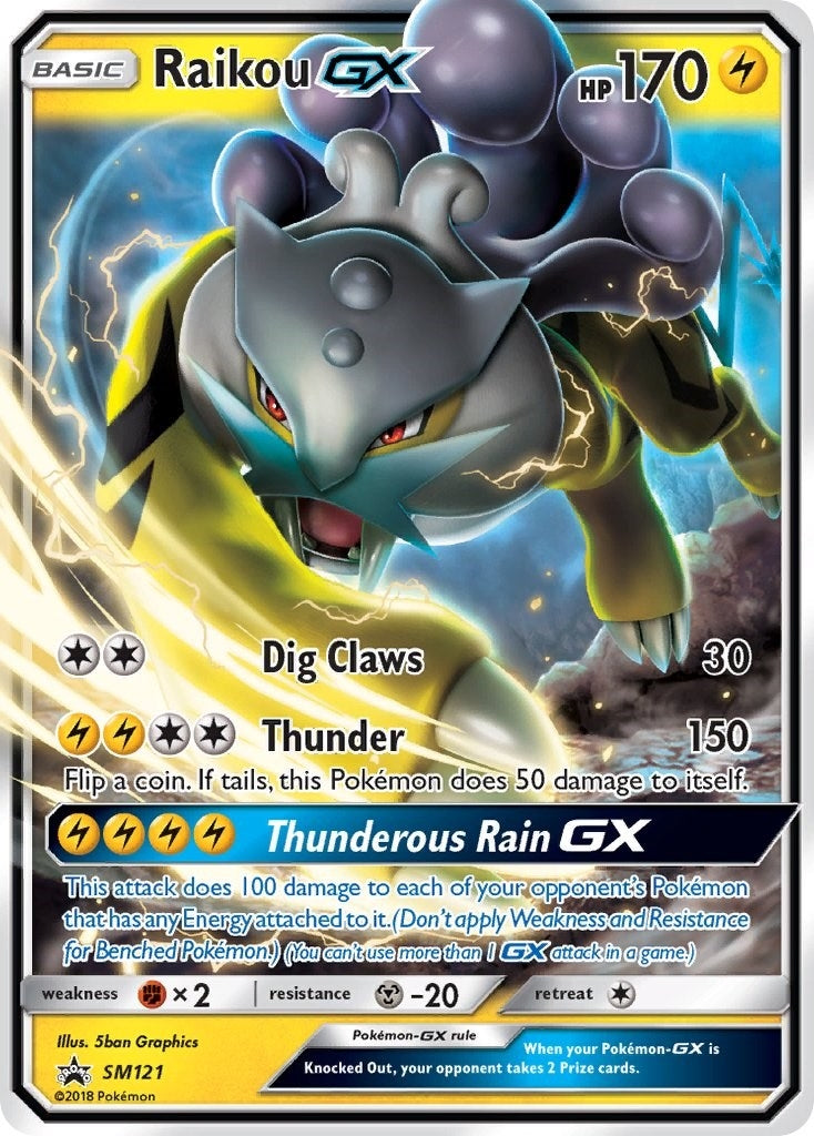 Image for Raikou GX (SM121) (SM Promos) (SMP) - Pokemon