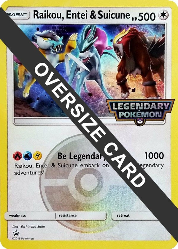 Image for Raikou, Entei & Suicune (Jumbo Cards) (PR) - Pokemon