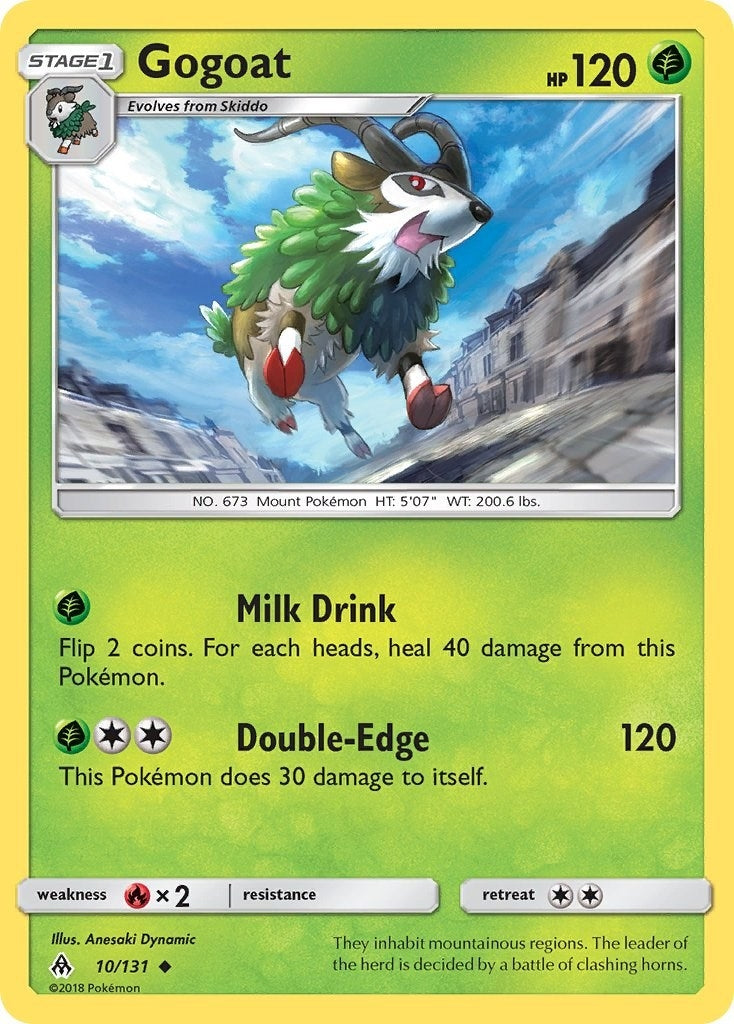Image for Gogoat (10/131) (SM - Forbidden Light) (SM06) - Pokemon