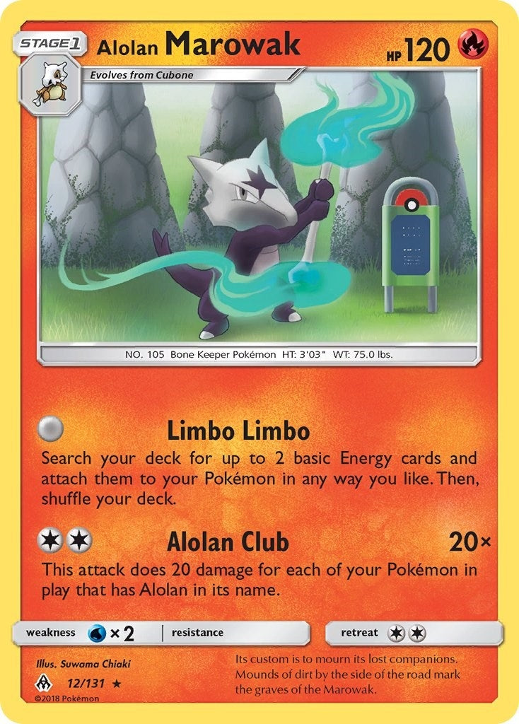 Image for Alolan Marowak (12/131) (SM - Forbidden Light) (SM06) - Pokemon