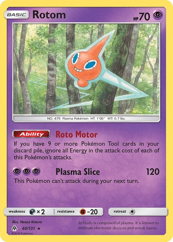 Image for Rotom (40/131) (SM - Forbidden Light) (SM06) - Pokemon
