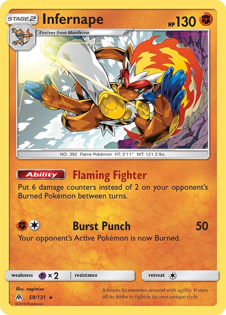 Image for Infernape (59/131) (SM - Forbidden Light) (SM06) - Pokemon