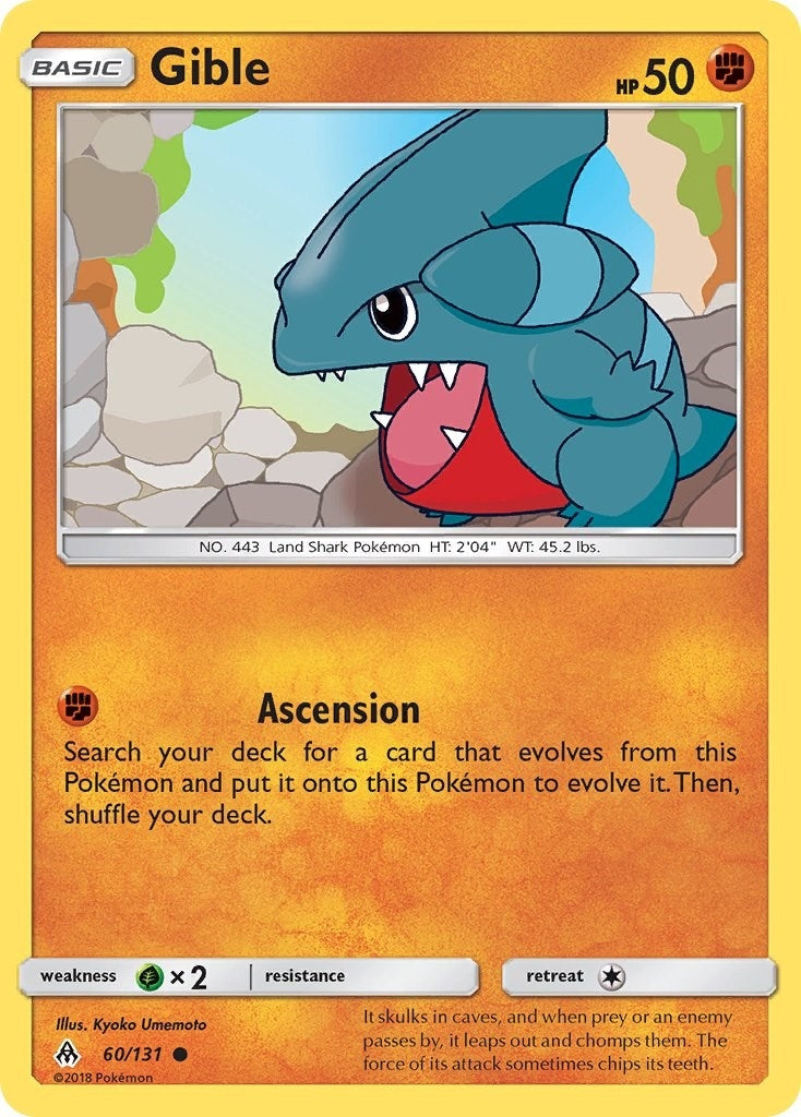 Image for Gible (60/131) (SM - Forbidden Light) (SM06) - Pokemon