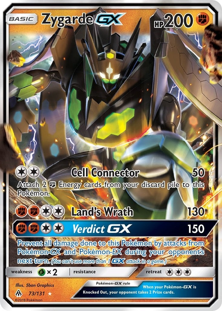Zygarde GX (73/131) (SM - Forbidden Light) Pokemon