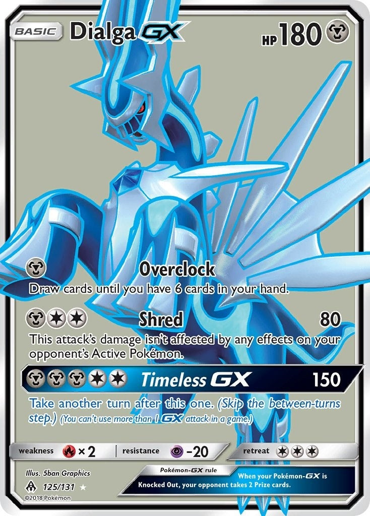 Image for Dialga GX (Full Art) (125/131) (SM - Forbidden Light) (SM06) - Pokemon
