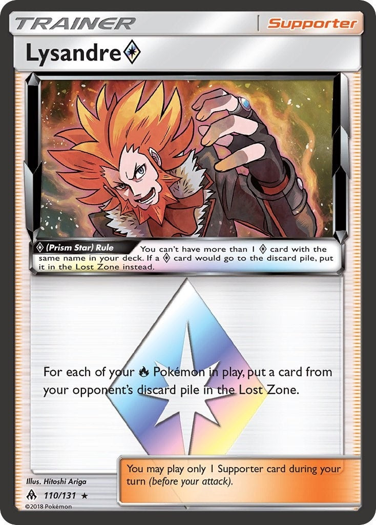 Image for Lysandre Prism Star (110/131) (SM - Forbidden Light) (SM06) - Pokemon