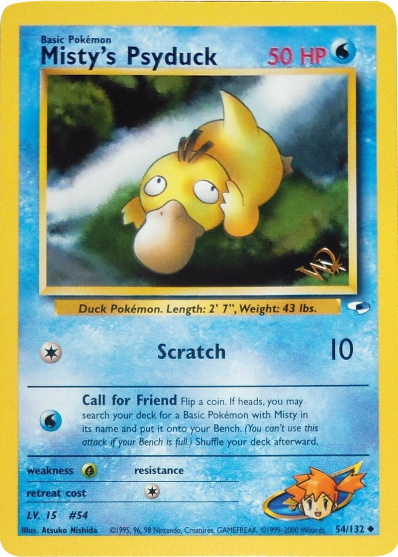 Image for Misty's Psyduck [W Stamped] (054/132) (WoTC Promo) (PR) - Pokemon