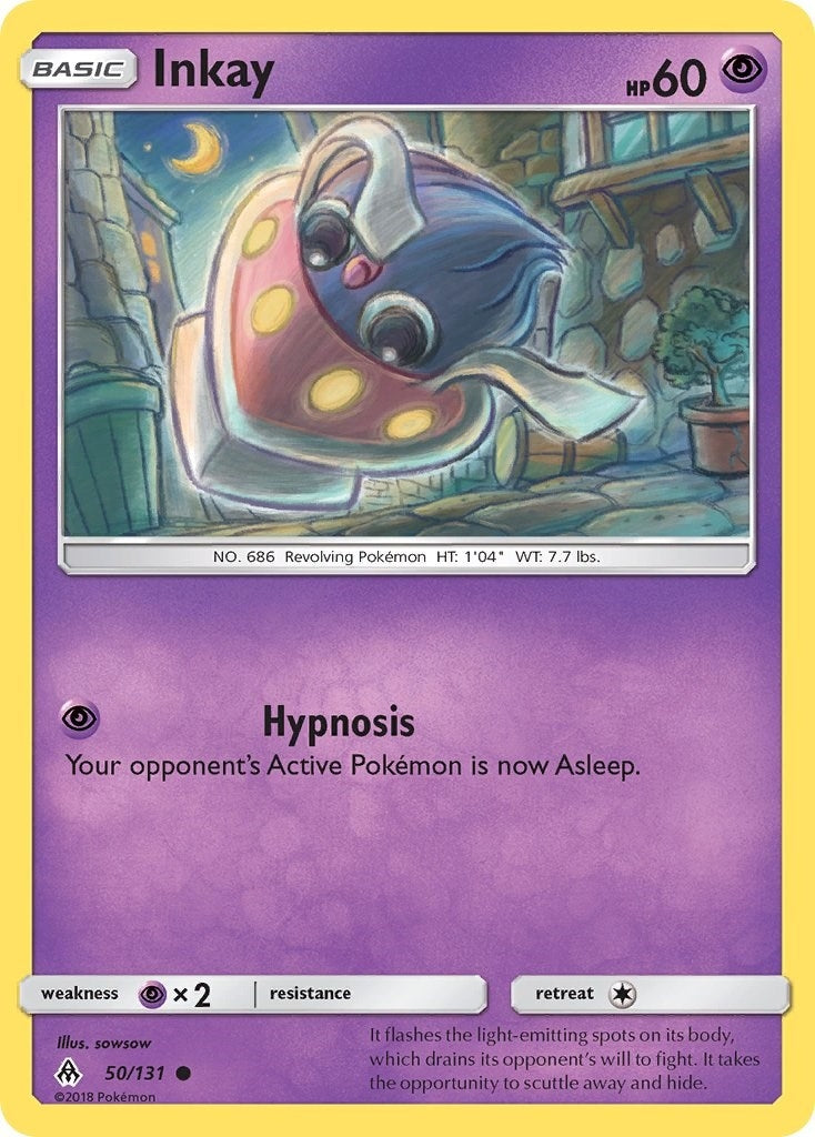 Image for Inkay (50/131) (SM - Forbidden Light) (SM06) - Pokemon