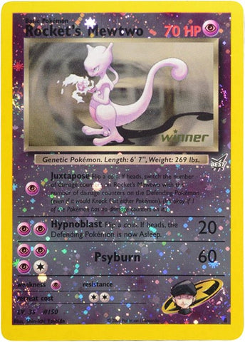 Image for Rocket's Mewtwo - 8 [Winner] (008/009) - Pokemon